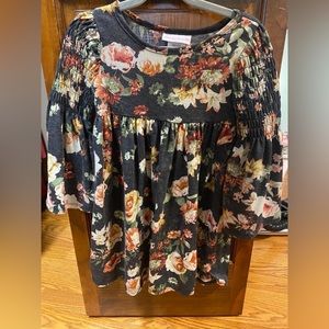 Bonnie Jean bell-sleeve dress